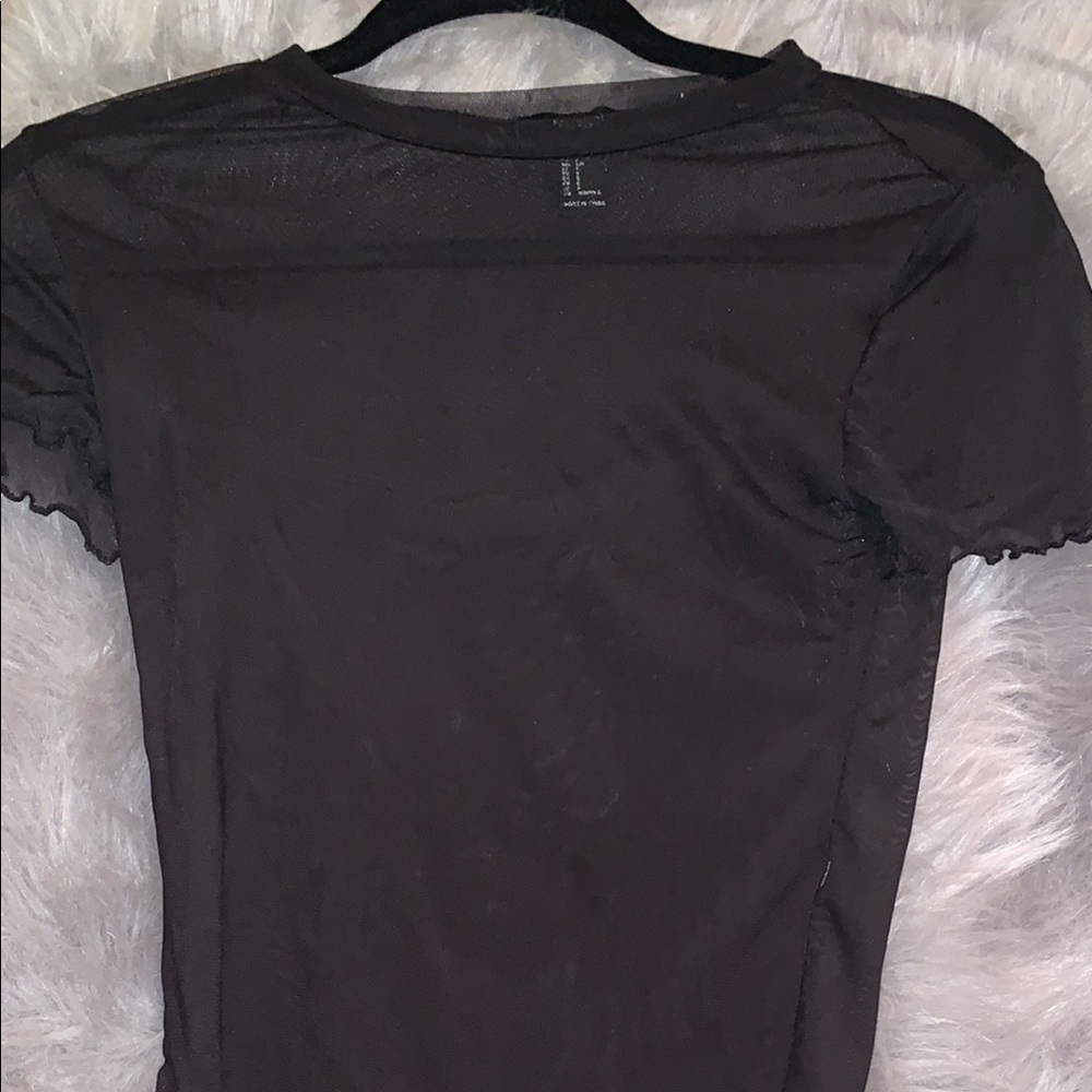 Mesh Crop Top